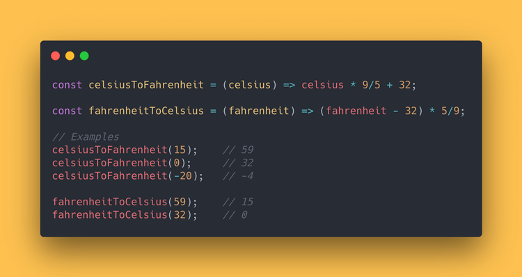 JS code block showing how to use the reduce method to get an average value of the arguments.